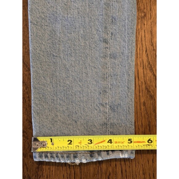 AGOLDE Mid Rise Sophie Ripped Skinny Ankle Jeans Women’s Sz 30 Blue Light Wash - Picture 11 of 11